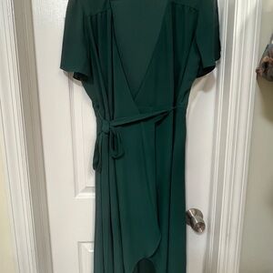 Lulu's Forest Green High Low Dress